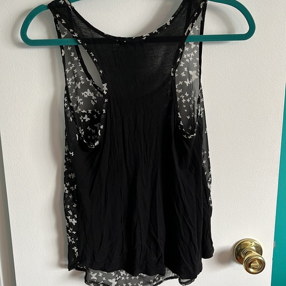 Small black and white One Clothing racer back tank top - Picture 4 of 4